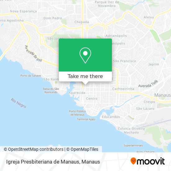 Igreja Presbiteriana de Manaus map