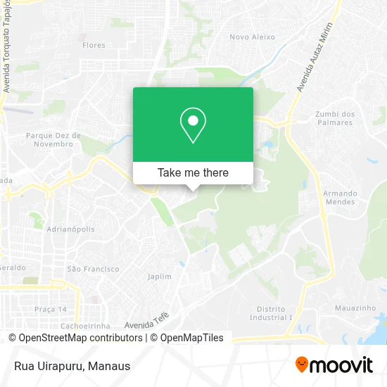 Rua Uirapuru map