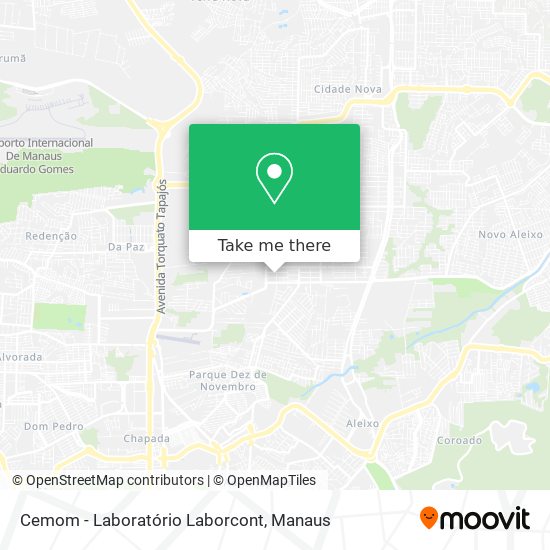 Cemom - Laboratório Laborcont map