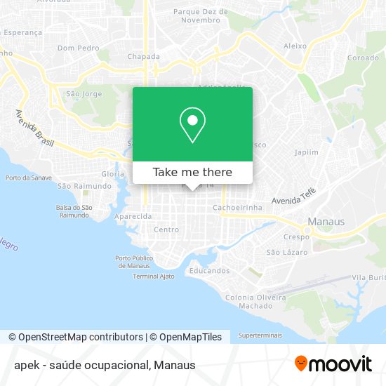 apek - saúde ocupacional map