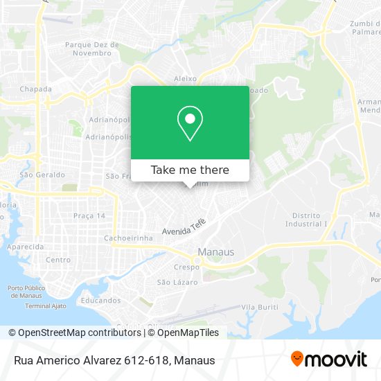 Rua Americo Alvarez 612-618 map