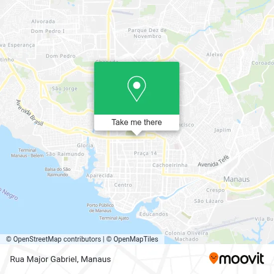 Rua Major Gabriel map