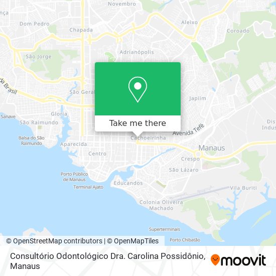 Consultório Odontológico Dra. Carolina Possidônio map