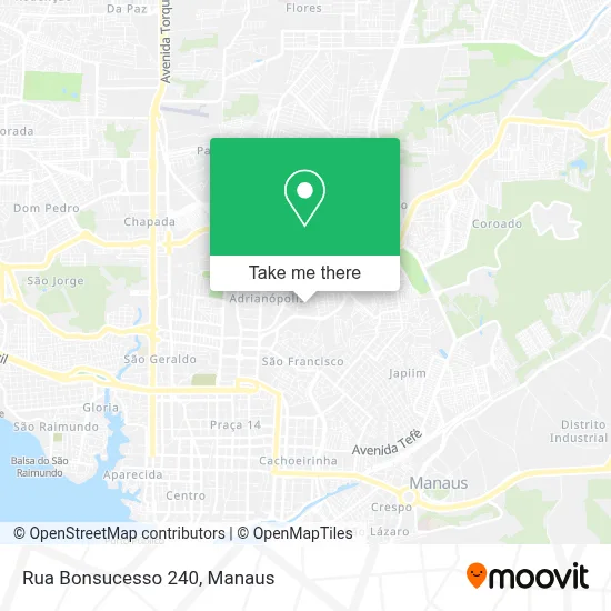 Rua Bonsucesso 240 map