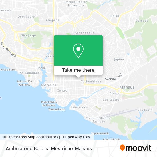 Ambulatório Balbina Mestrinho map