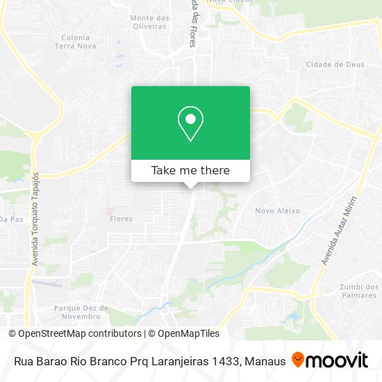 Mapa Rua Barao Rio Branco Prq Laranjeiras 1433