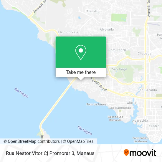 Rua Nestor Vitor Cj Promorar 3 map
