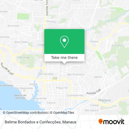 Belime Bordados e Confecções map