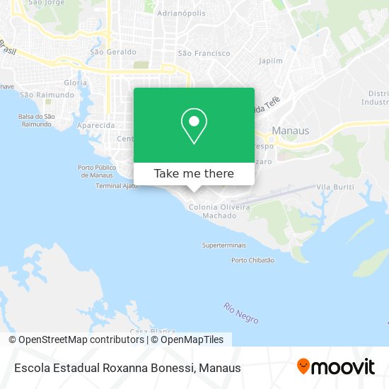 Mapa Escola Estadual Roxanna Bonessi