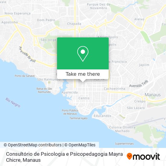 Consultório de Psicologia e Psicopedagogia Mayra Chicre map