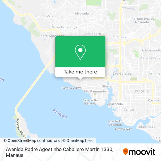 Avenida Padre Agostinho Caballero Martin 1330 map