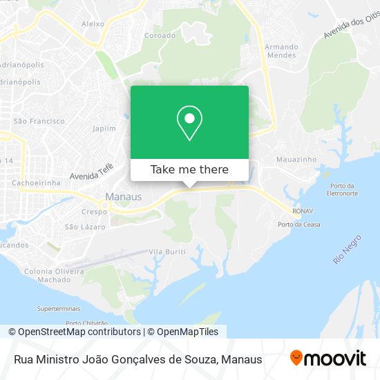 Rua Ministro João Gonçalves de Souza map