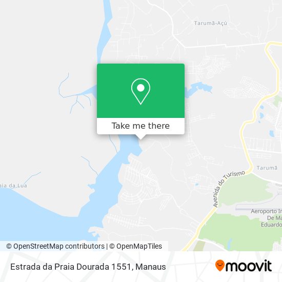 Estrada da Praia Dourada 1551 map