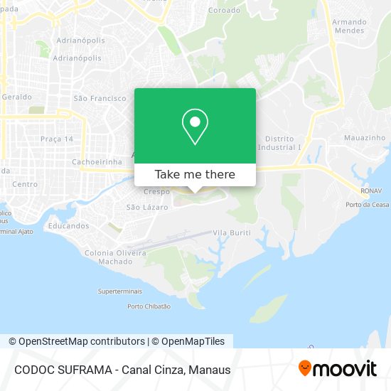 CODOC SUFRAMA - Canal Cinza map