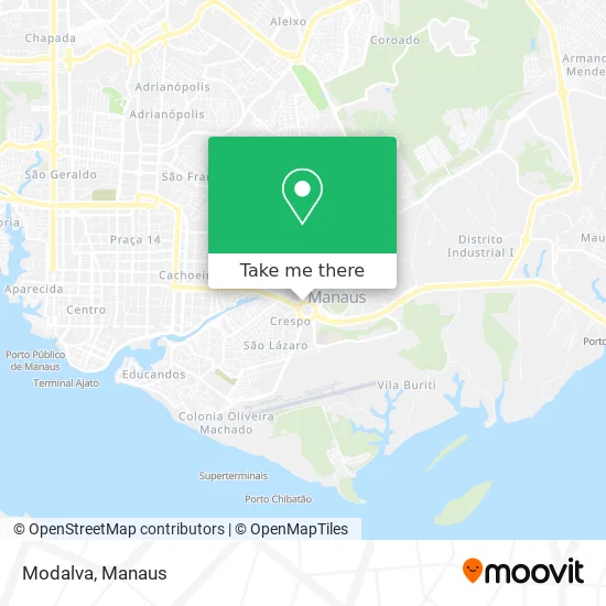Modalva map