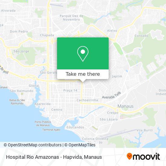 Hospital Rio Amazonas - Hapvida map