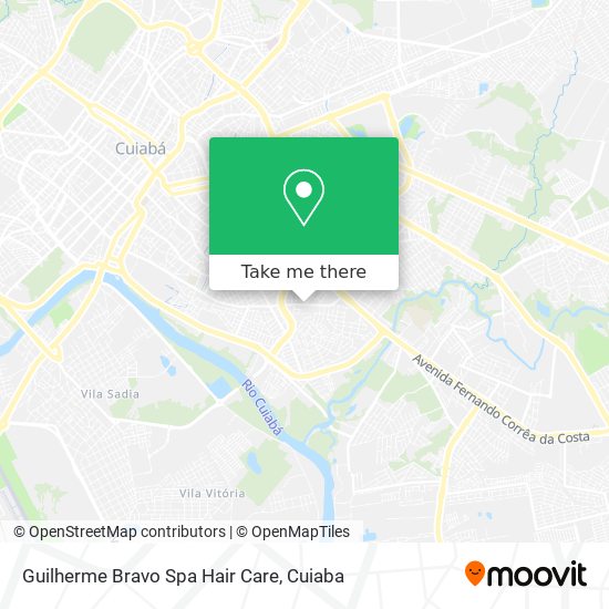 Guilherme Bravo Spa Hair Care map