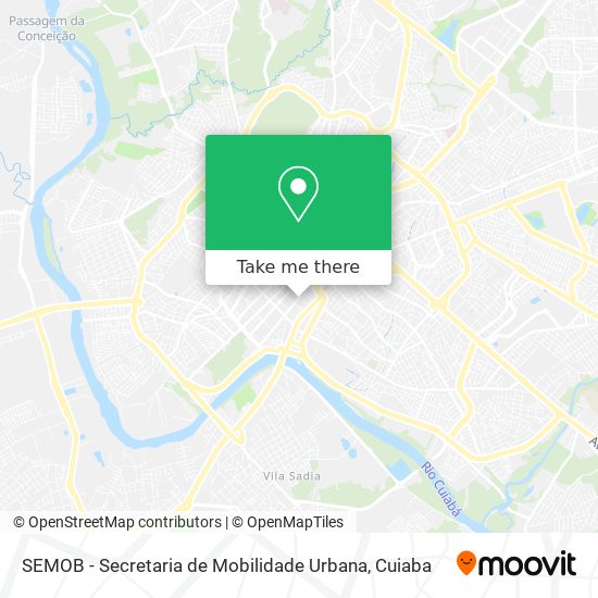 SEMOB - Secretaria de Mobilidade Urbana map