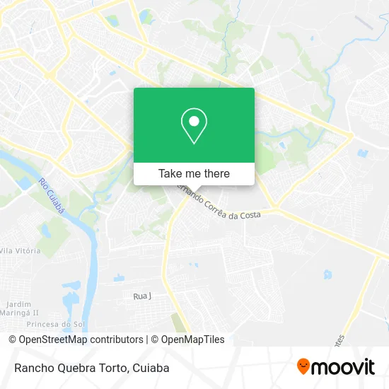 Rancho Quebra Torto map