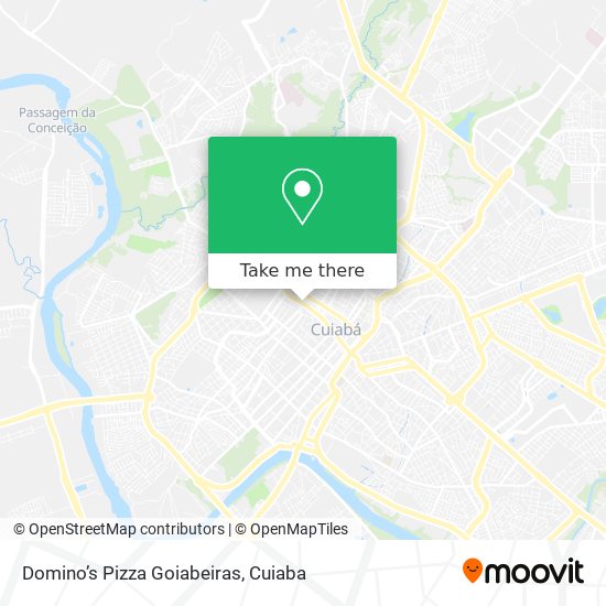Domino’s Pizza Goiabeiras map