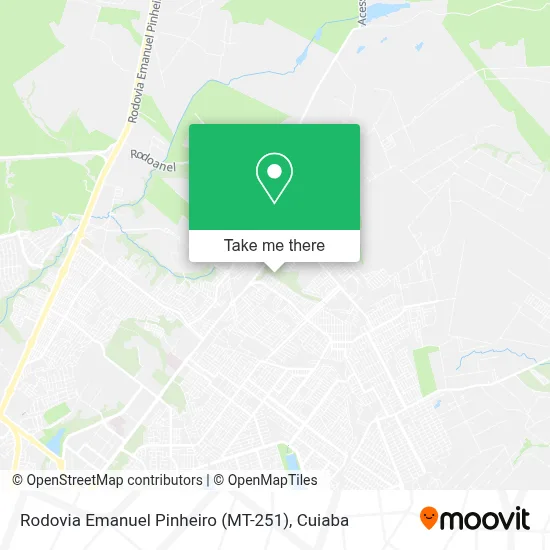 Rodovia Emanuel Pinheiro (MT-251) map