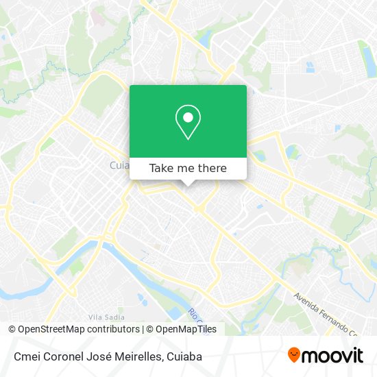Cmei Coronel José Meirelles map