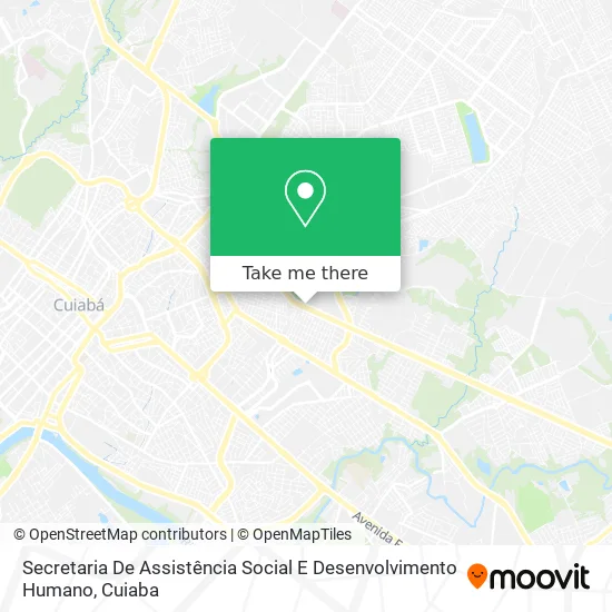 Secretaria De Assistência Social E Desenvolvimento Humano map