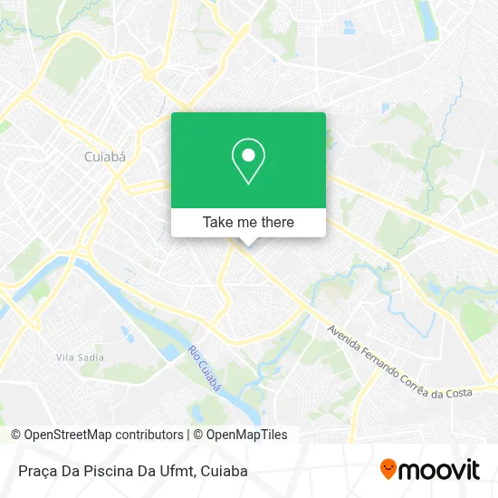 Praça Da Piscina Da Ufmt map