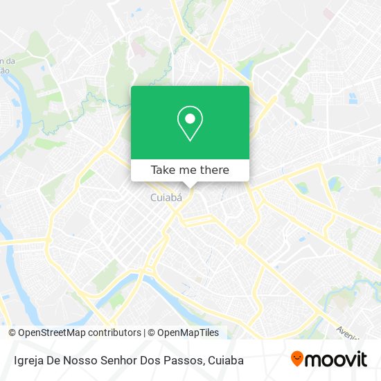 Mapa Igreja De Nosso Senhor Dos Passos