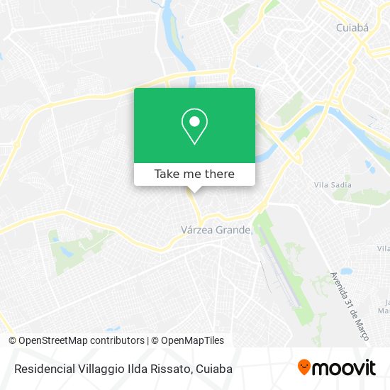 Residencial Villaggio Ilda Rissato map