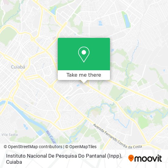 Instituto Nacional De Pesquisa Do Pantanal (Inpp) map