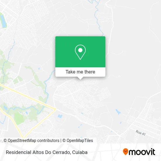 Residencial Altos Do Cerrado map