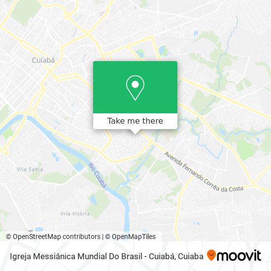 Igreja Messiânica Mundial Do Brasil - Cuiabá map