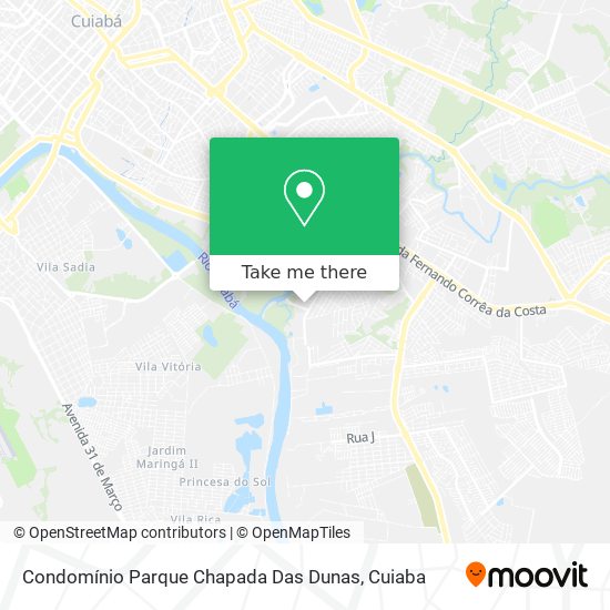 Condomínio Parque Chapada Das Dunas map