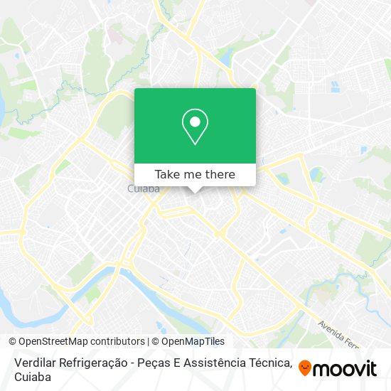 Verdilar Refrigeração - Peças E Assistência Técnica map