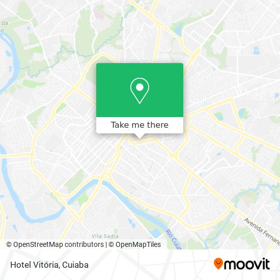 Hotel Vitória map