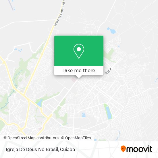 Igreja De Deus No Brasil map