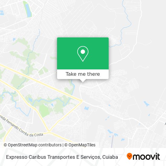 Mapa Expresso Caribus Transportes E Serviços