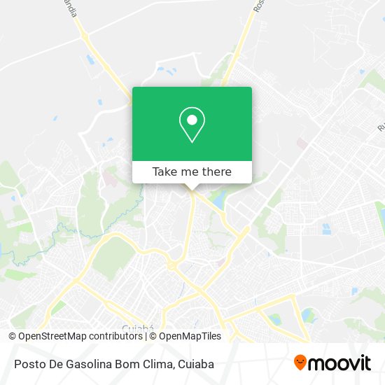 Posto De Gasolina Bom Clima map