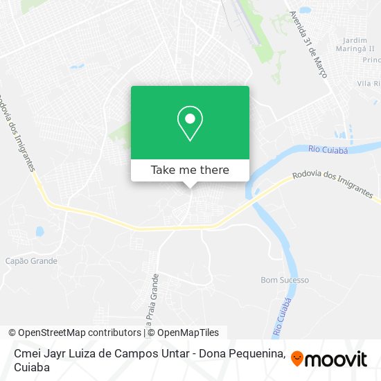 Cmei Jayr Luiza de Campos Untar - Dona Pequenina map