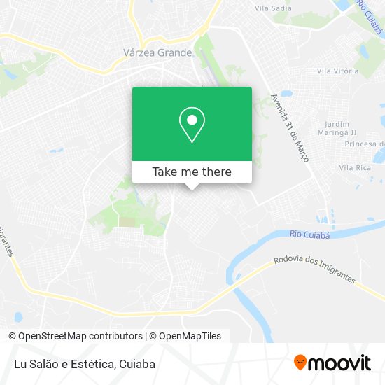 Lu Salão e Estética map