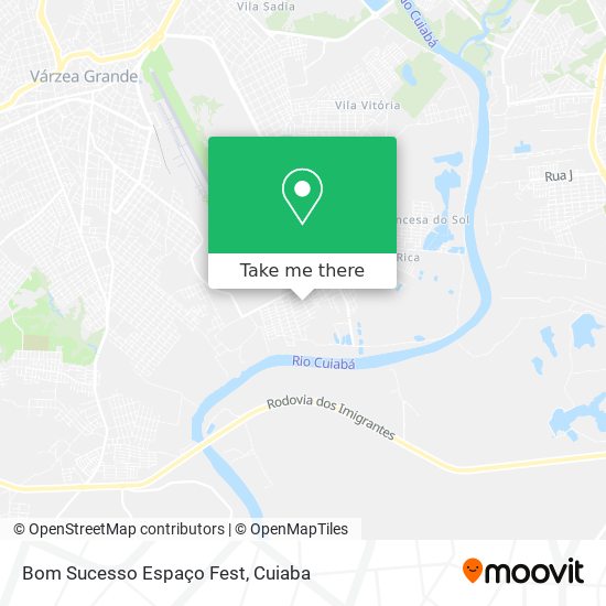 Bom Sucesso Espaço Fest map