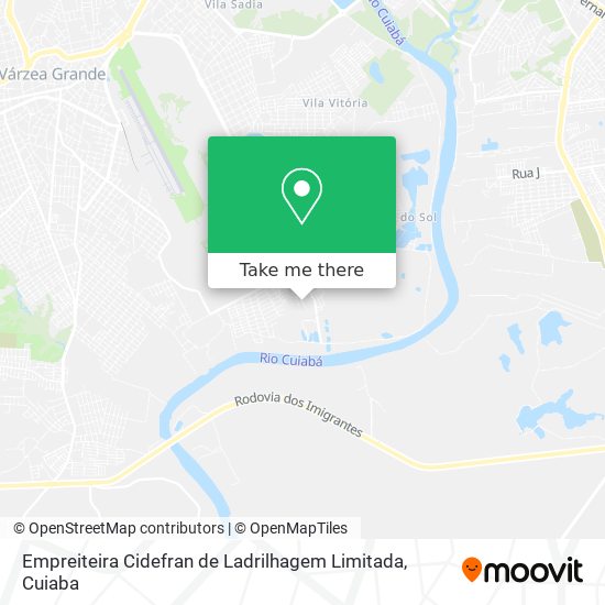 Empreiteira Cidefran de Ladrilhagem Limitada map