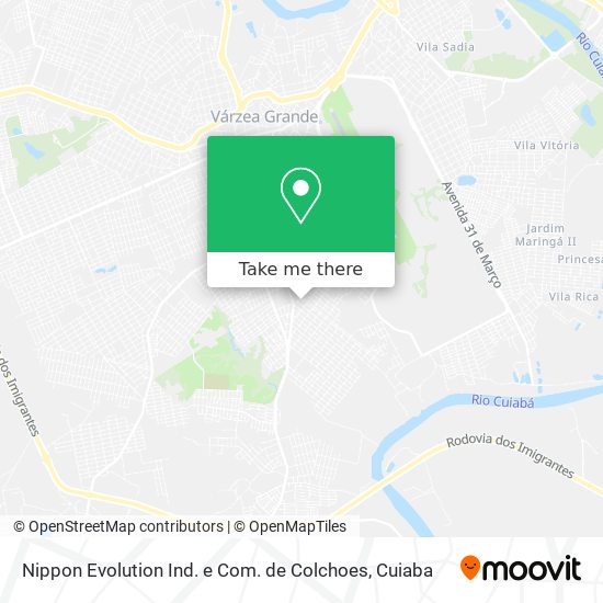 Nippon Evolution Ind. e Com. de Colchoes map