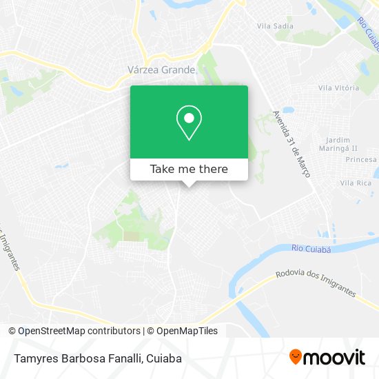 Tamyres Barbosa Fanalli map