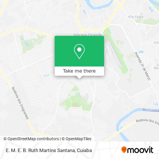 E. M. E. B. Ruth Martins Santana map