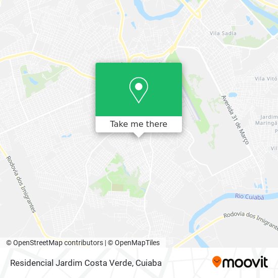 Residencial Jardim Costa Verde map