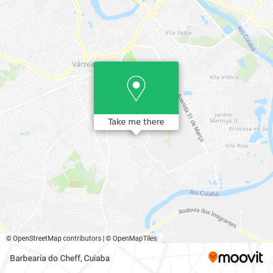Barbearia do Cheff map