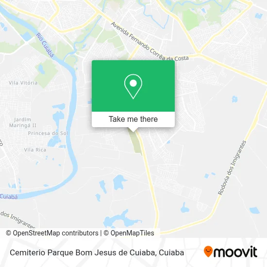 Cemiterio Parque Bom Jesus de Cuiaba map