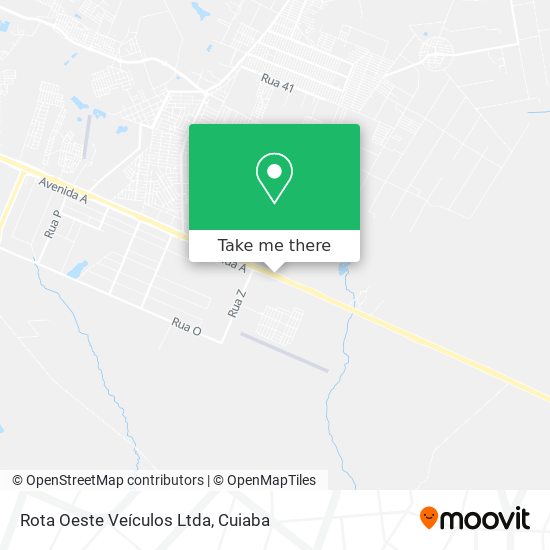 Rota Oeste Veículos Ltda map